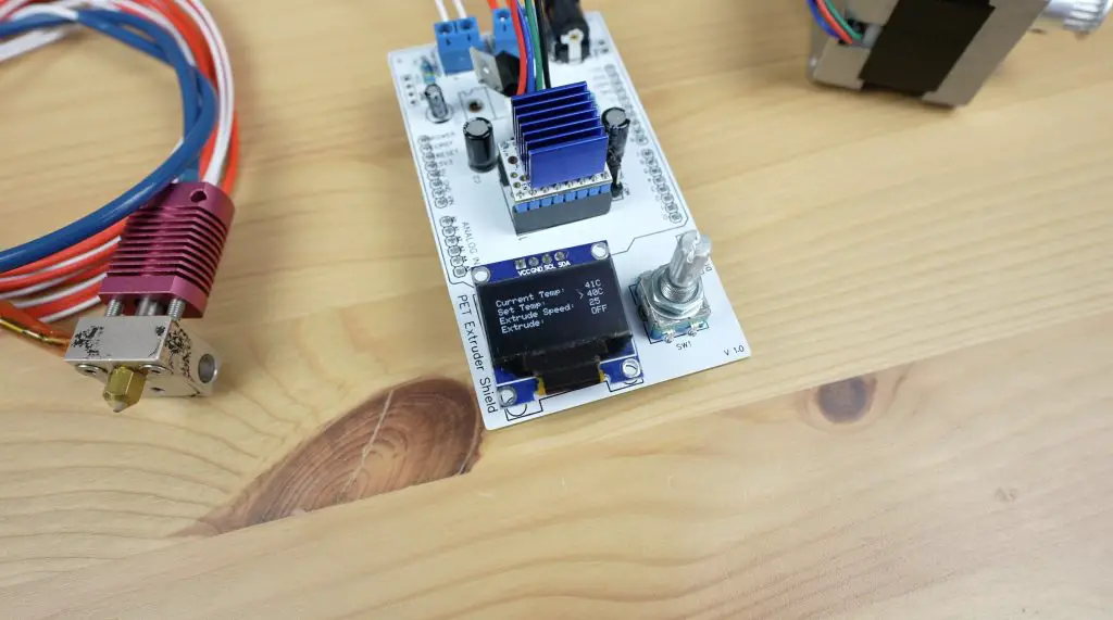 Adjusting Parameters With Power, Motor Runs