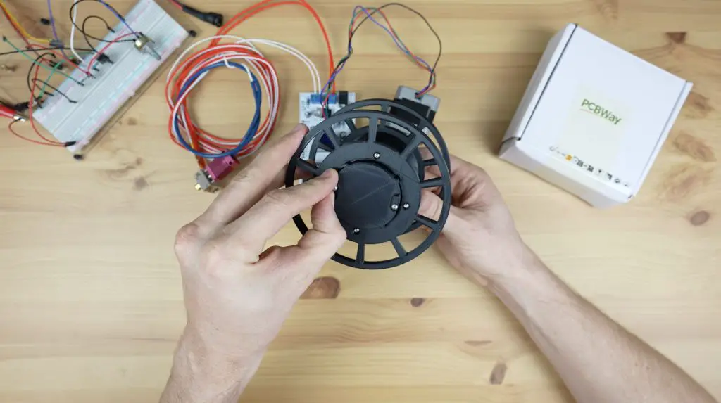 Filament Extruder Spool Design
