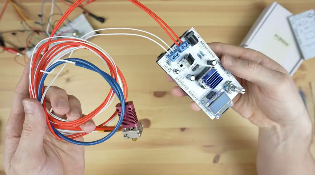 Hotend Connected To Board