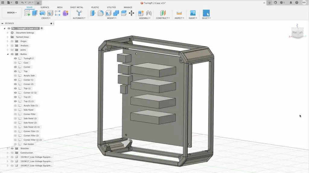 ITX Case Design Frame