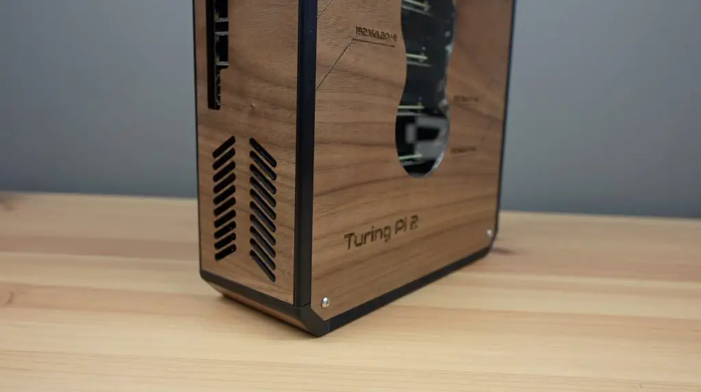 Mini Wooden ITX Case Back