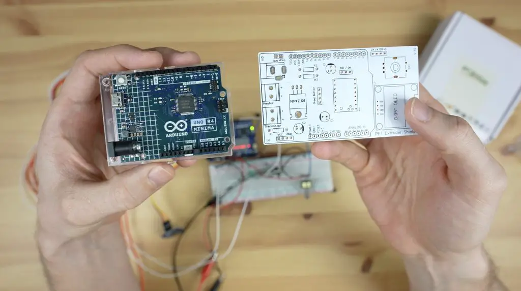 PCB Designed To Sit On Top Of Arduino Uno