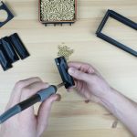 Soldering Iron To Melt Inserts Into Place