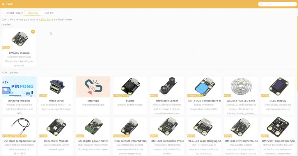 Importing The Library For The BME280 Environment Sensor