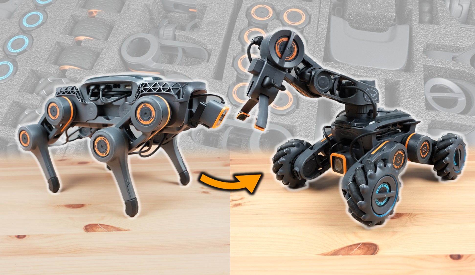 One Kit, 7+ Robot Options - UGOT Modular Robotics Kit