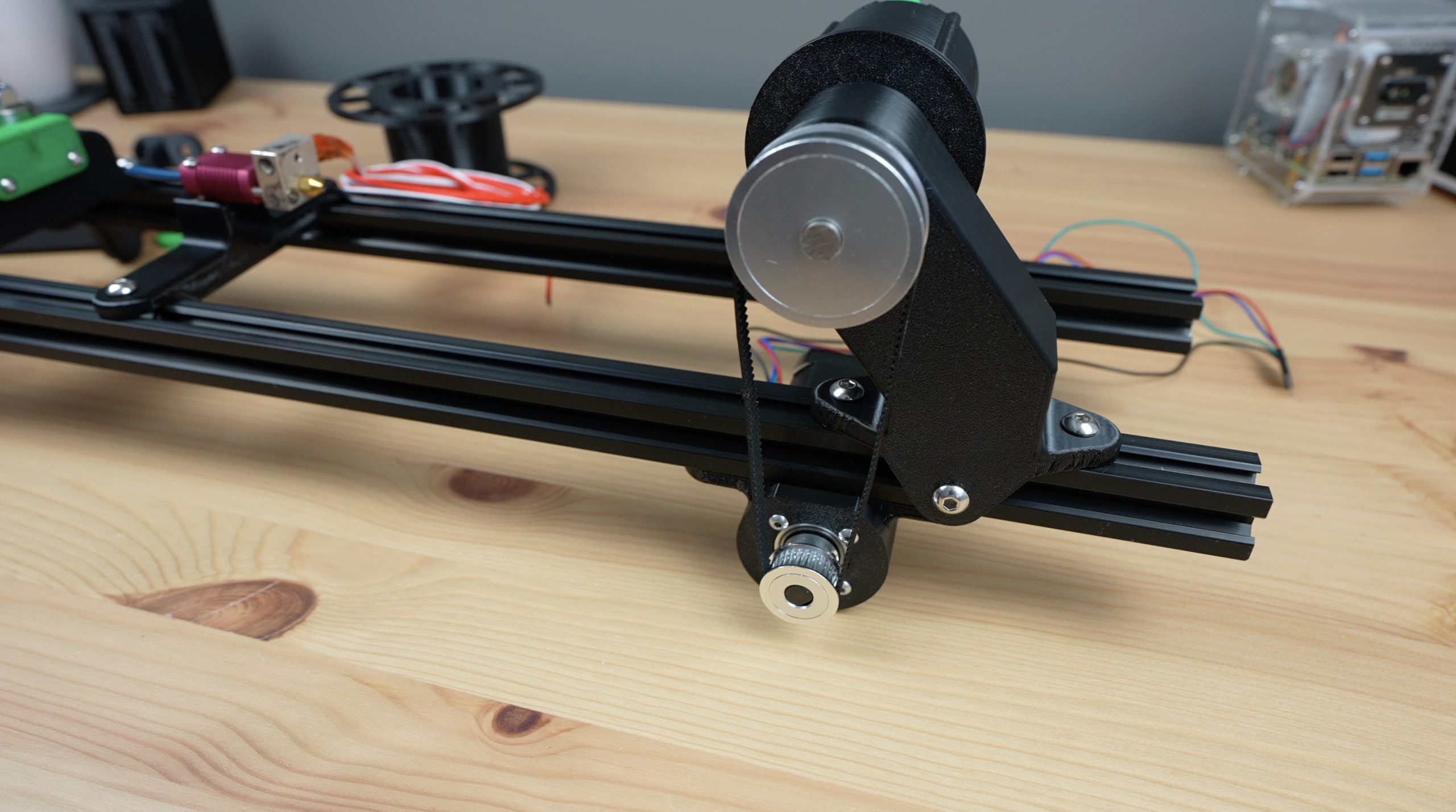 Completed Pulley Drive System The DIY Life