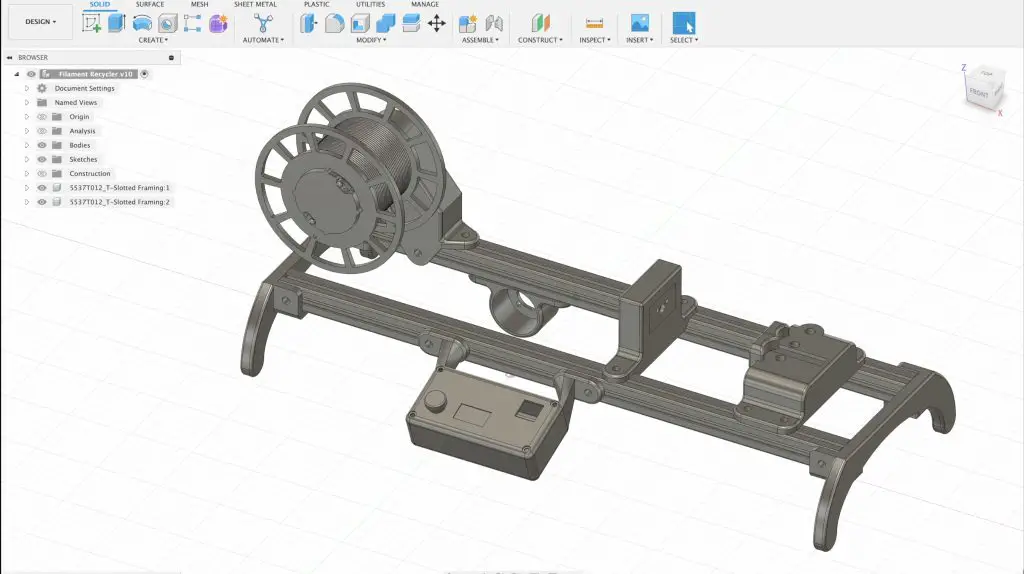 PET2Print Fusion360 Design