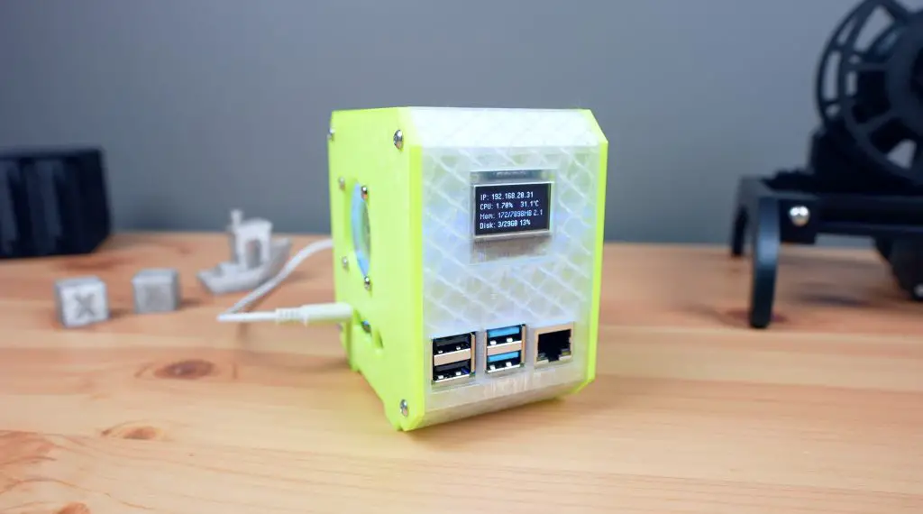 Pi Desktop Case Made From Recycled PET Bottles