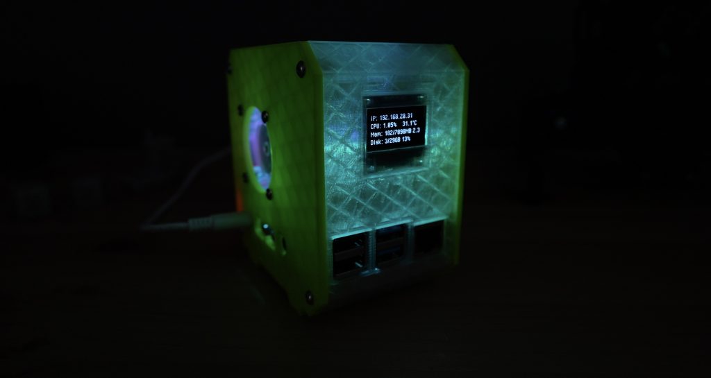 RGB LEDs Visible Through Case At Night
