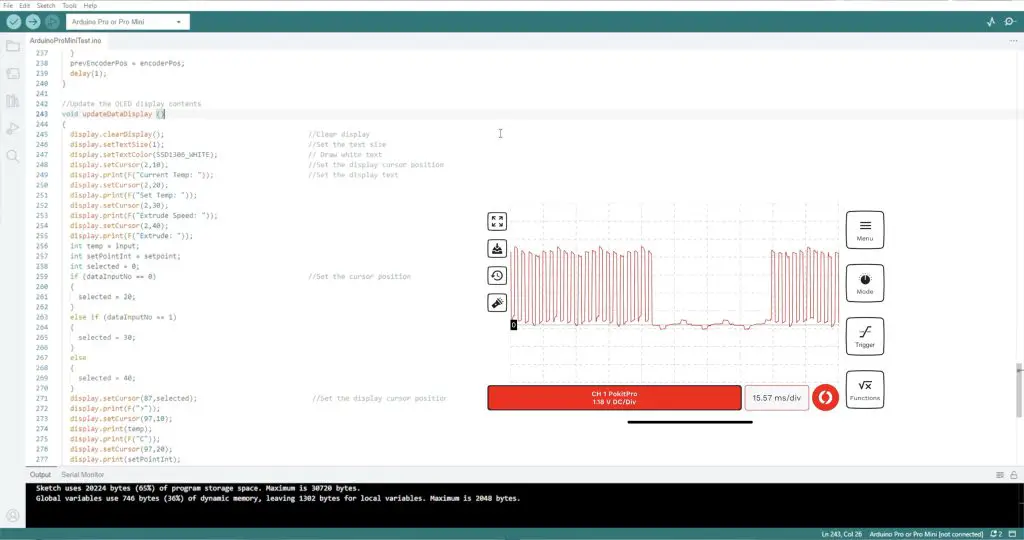 Stops Pulsing During Display Updates