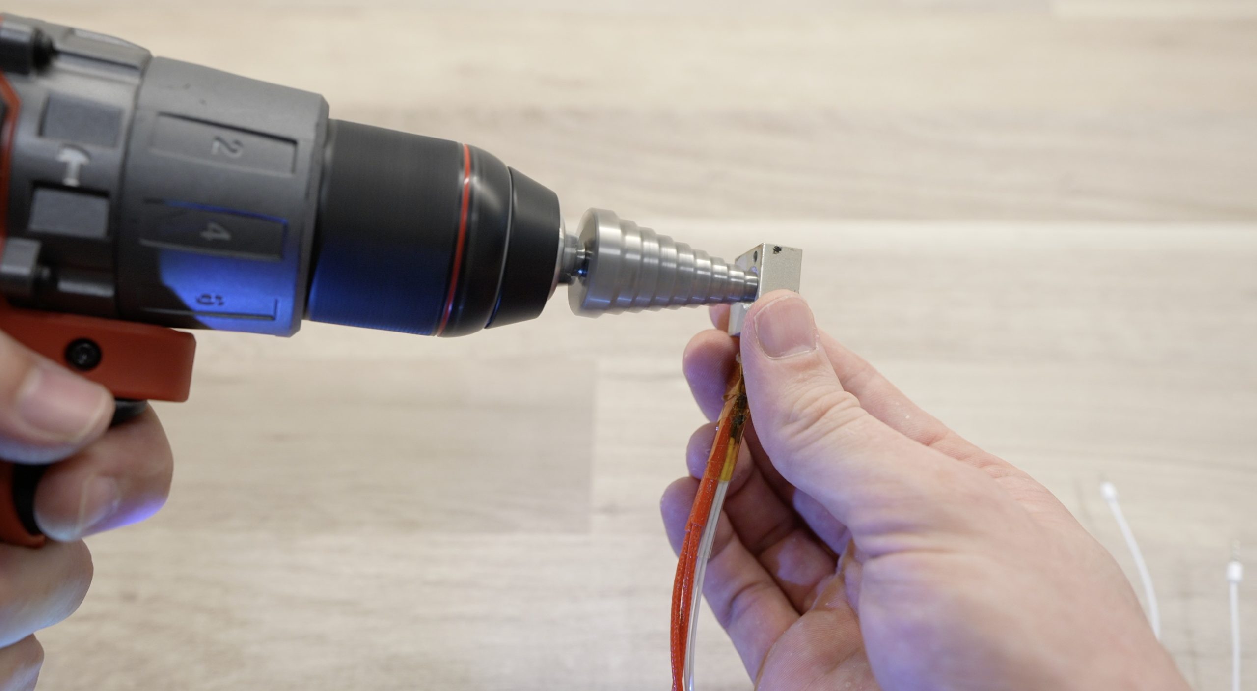 Tapered Drill Bit To Modify The Back Of The Hotend The DIY Life