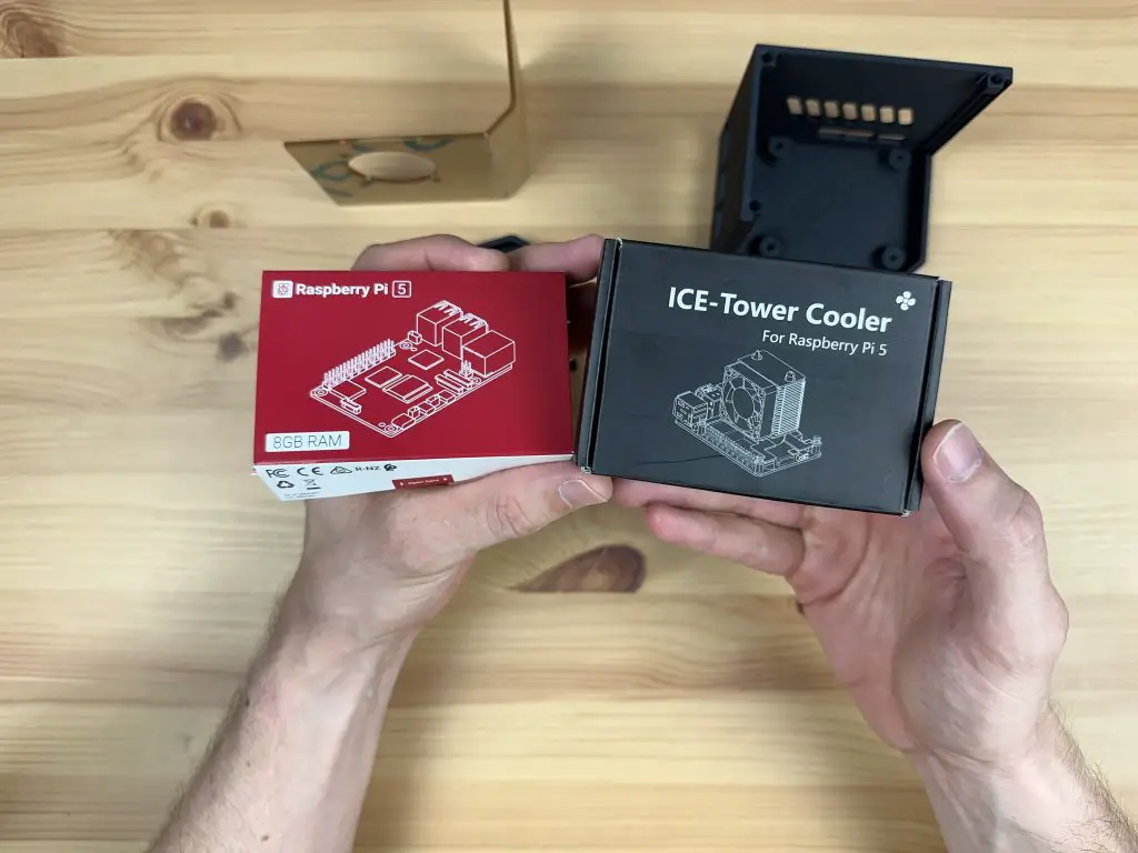 Raspberry Pi 5 and Ice Tower Cooler