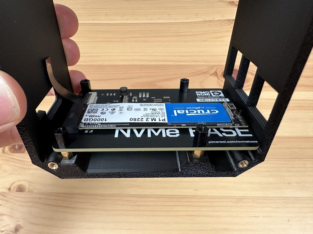 Install NVMe Base and NVMe Drive - No Ice Tower