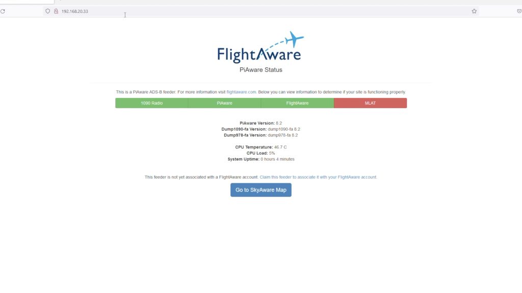 Pair FlightAware With Website