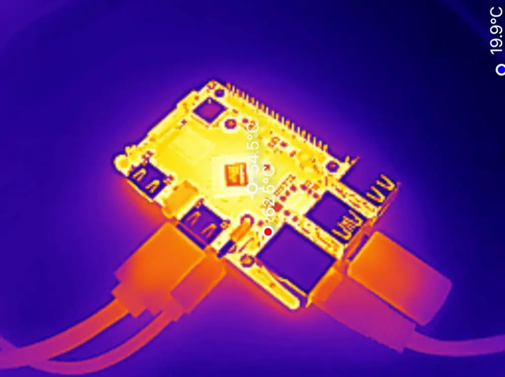 Rockchip RK3588S Under Thermal Camera