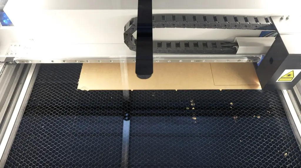 Laser Cutting The 2mm Acrylic
