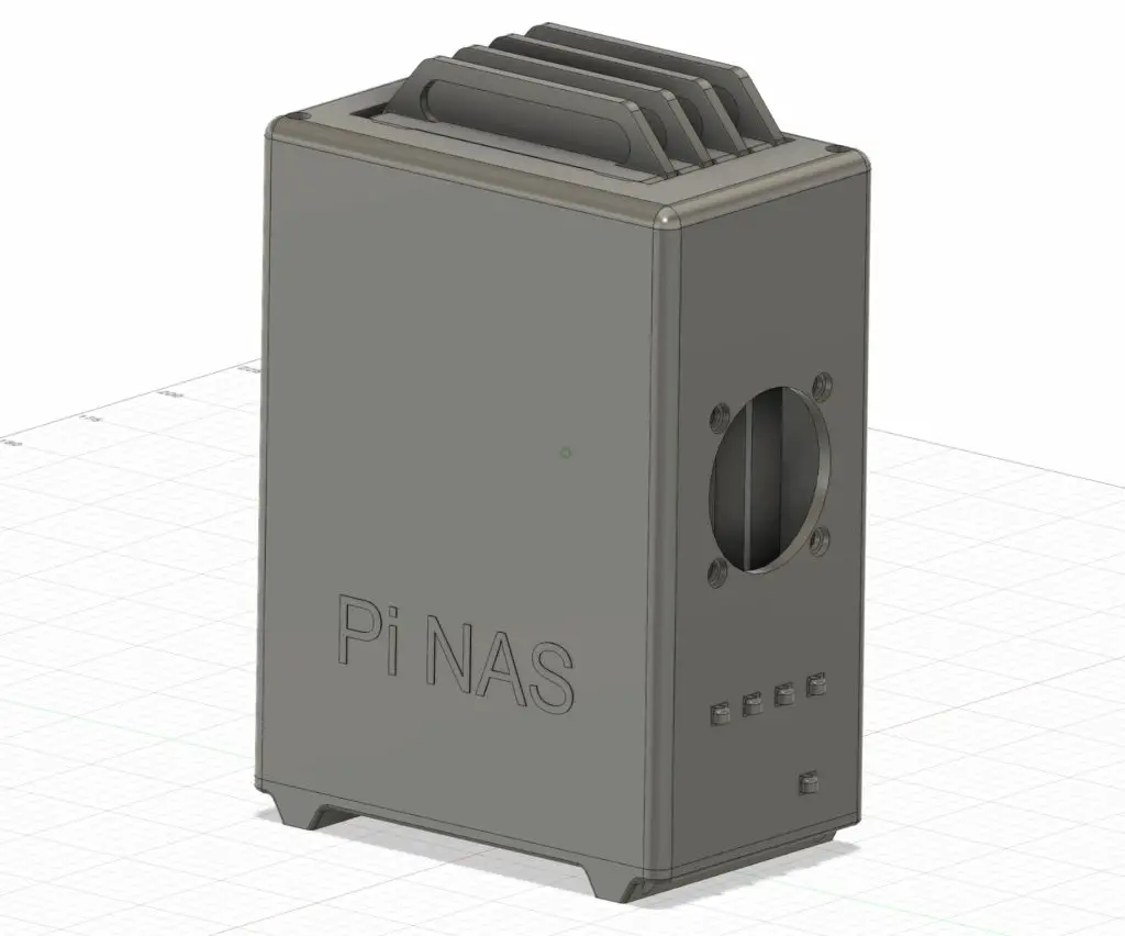 Pi 5 NAS Design Back