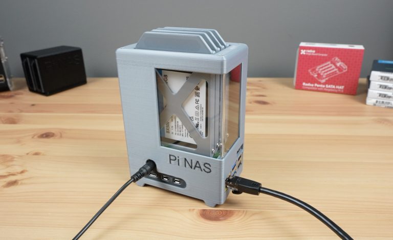 I Built A 4-Bay Raspberry Pi 5 Based NAS