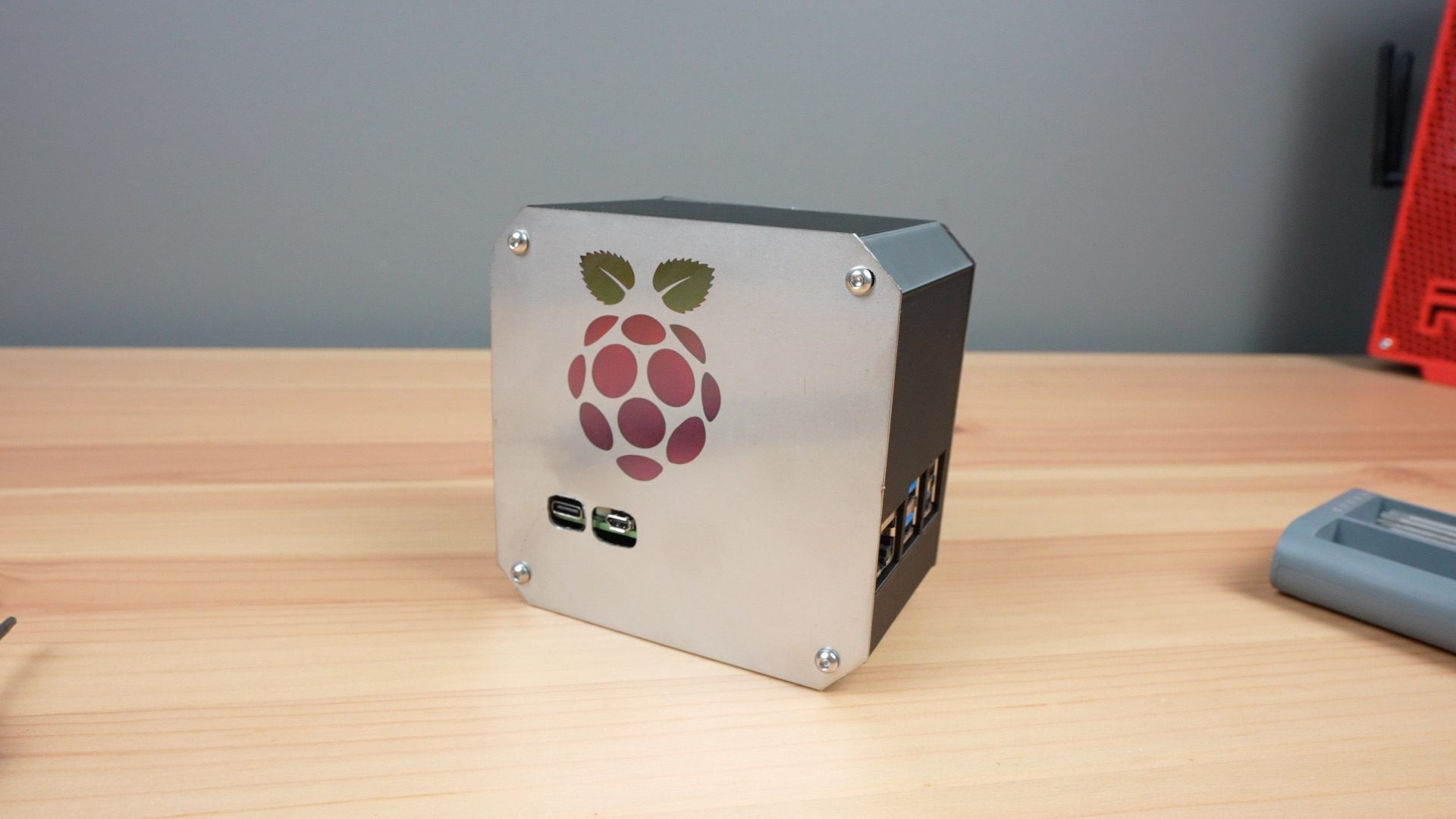 Raspberry Pi Logo Colour Engraved - The DIY Life