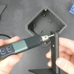 Melting Brass Inserts Into Monitor Stand