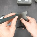 Monitor Stand Being Assembled