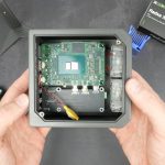 Radxa X4 and Port Adaptor Installed In Case