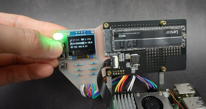 Raspberry Pi 5 Test Bench with Real-Time Stats & RGB Load Monitor - The ...