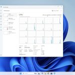 Task Manager Showing System Stats