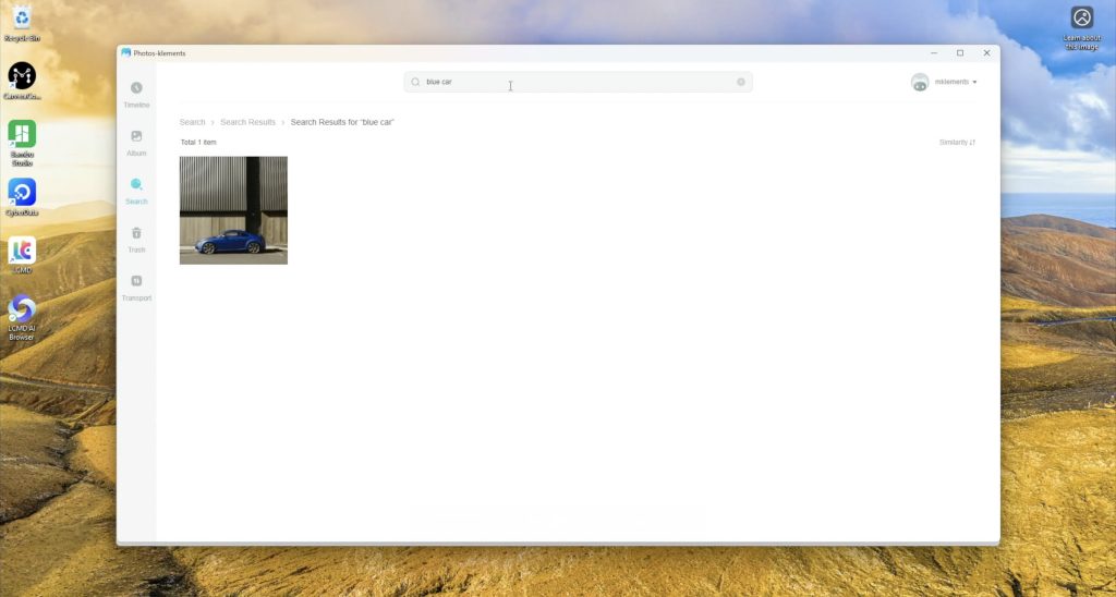 AI Searcheable Photo Library