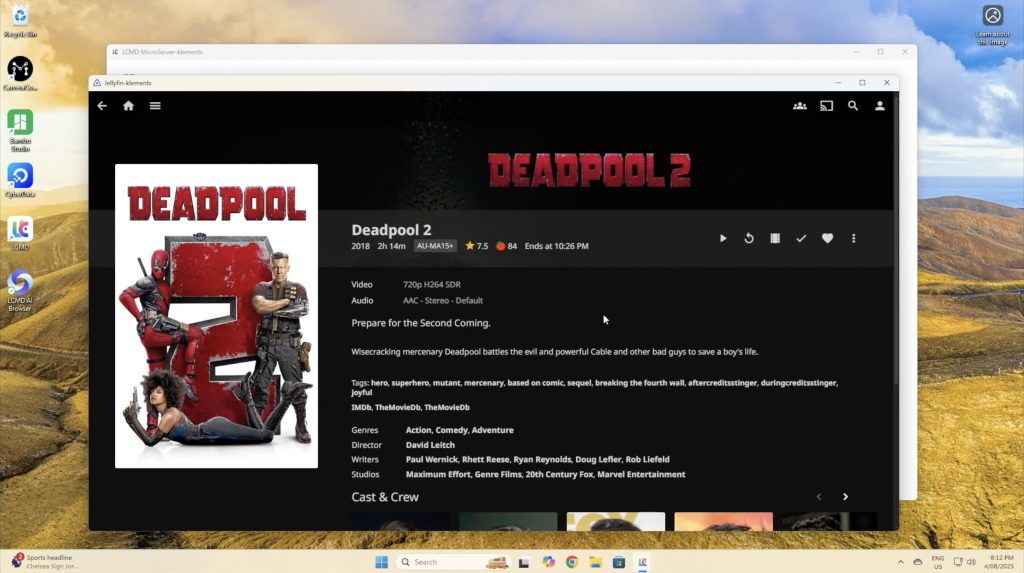 Jellyfin Media Server Running