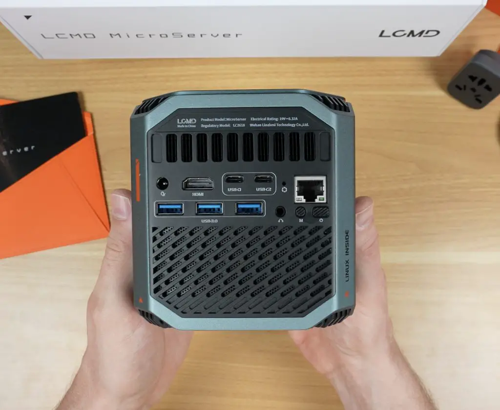 Ports And IO On Back