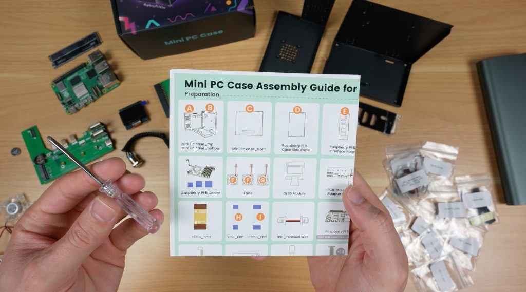 Assembly Instructions and Screwdriver