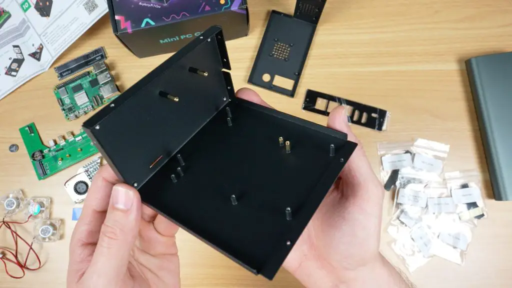 Brass Standoffs On Enclosure Half