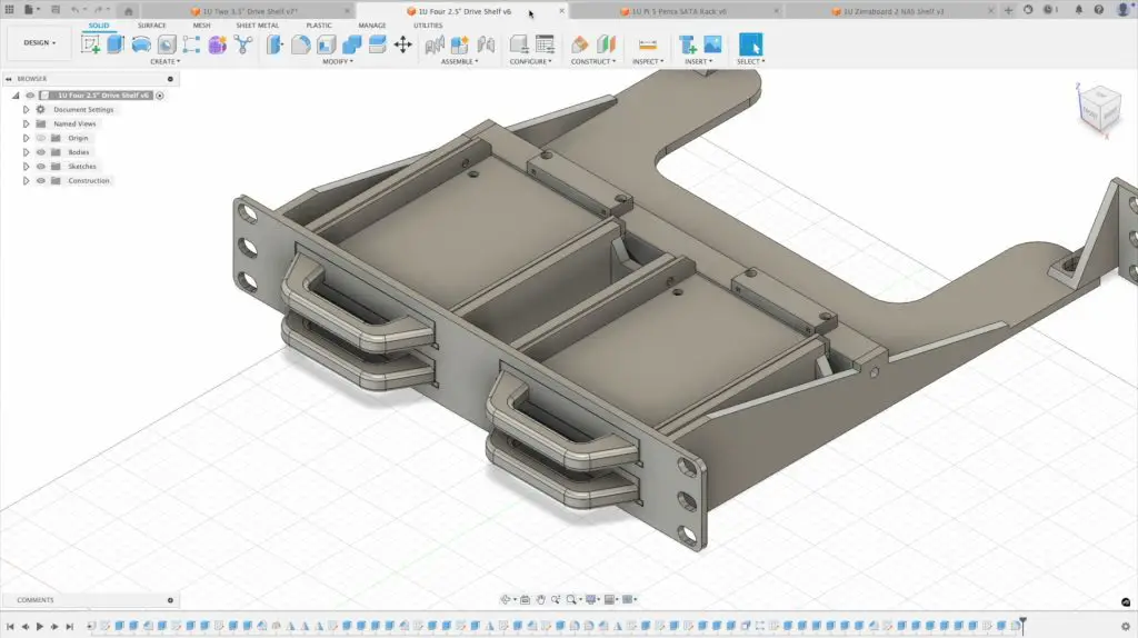 Four 2.5 Drives Rack
