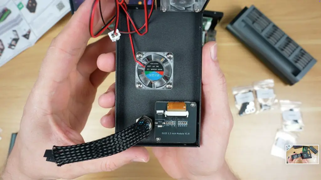 Installing Power Button and OLED Display