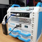 Pi NAS Rack Running 2.5G Networking