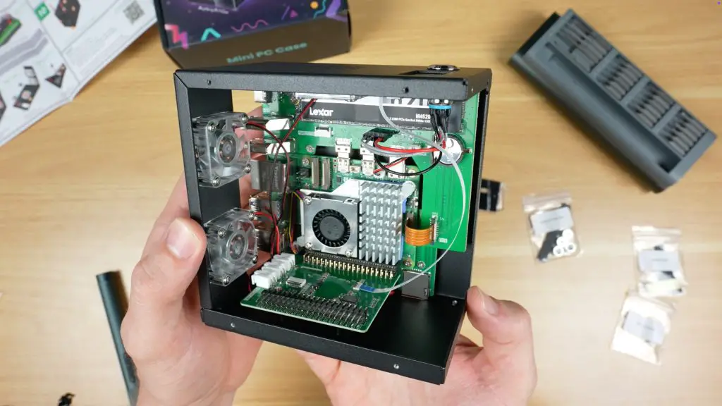 Plugging In Adaptor Board Cables