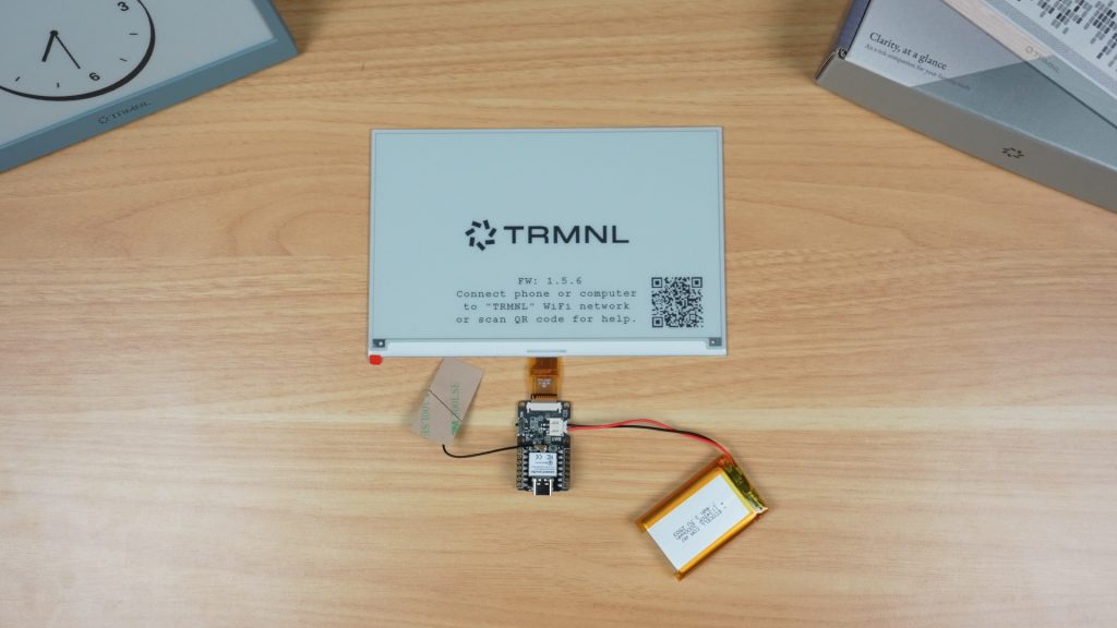 TRMNL Firmware Flashed and Running