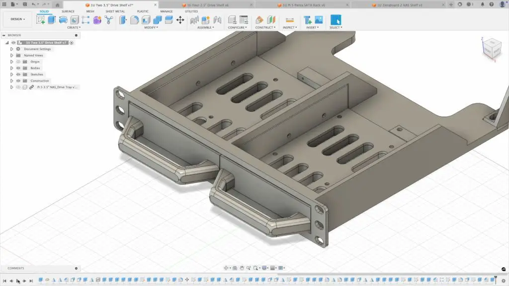 Two 3.5 Inch Drive Trays