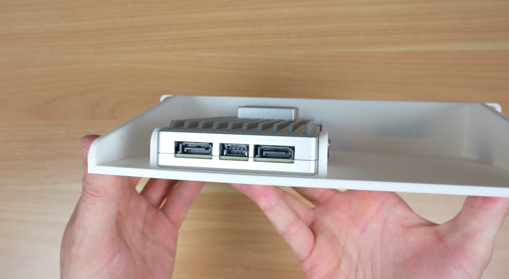 Two SATA Ports On Back