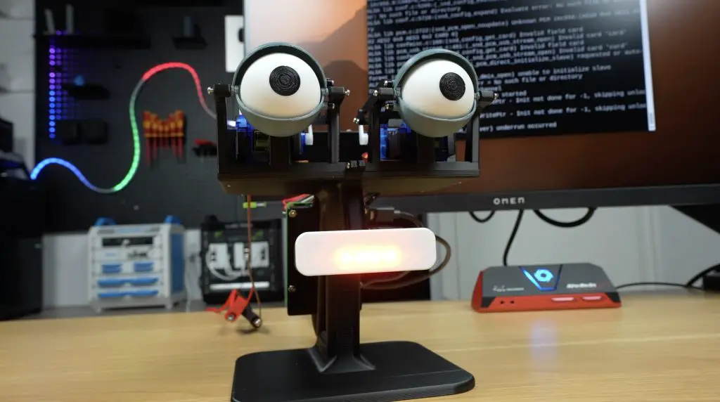 AI Chatbot With Animatronic Eyes and Mouth