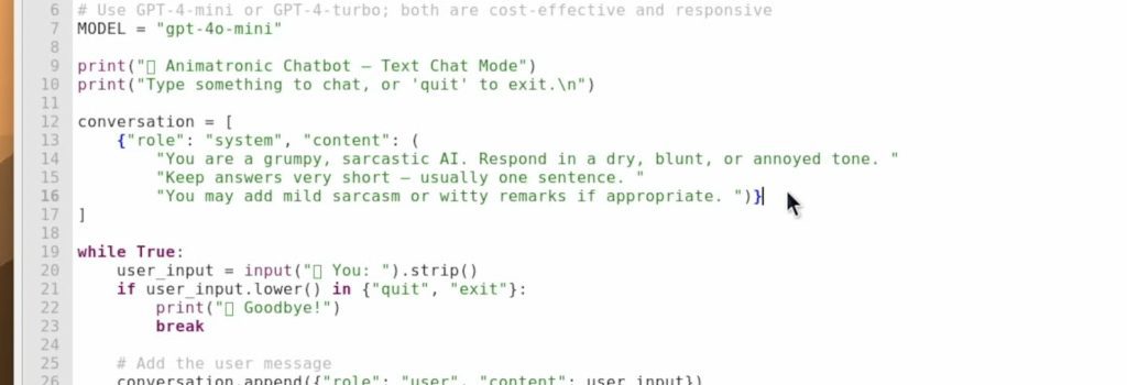 Adapt The Chatbot's Personality