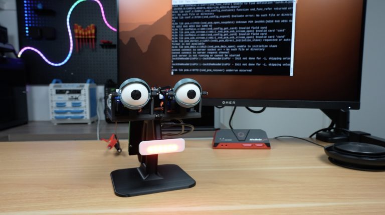 I Built a Pi 5 AI Chatbot That Talks, Blinks, and Looks Around!