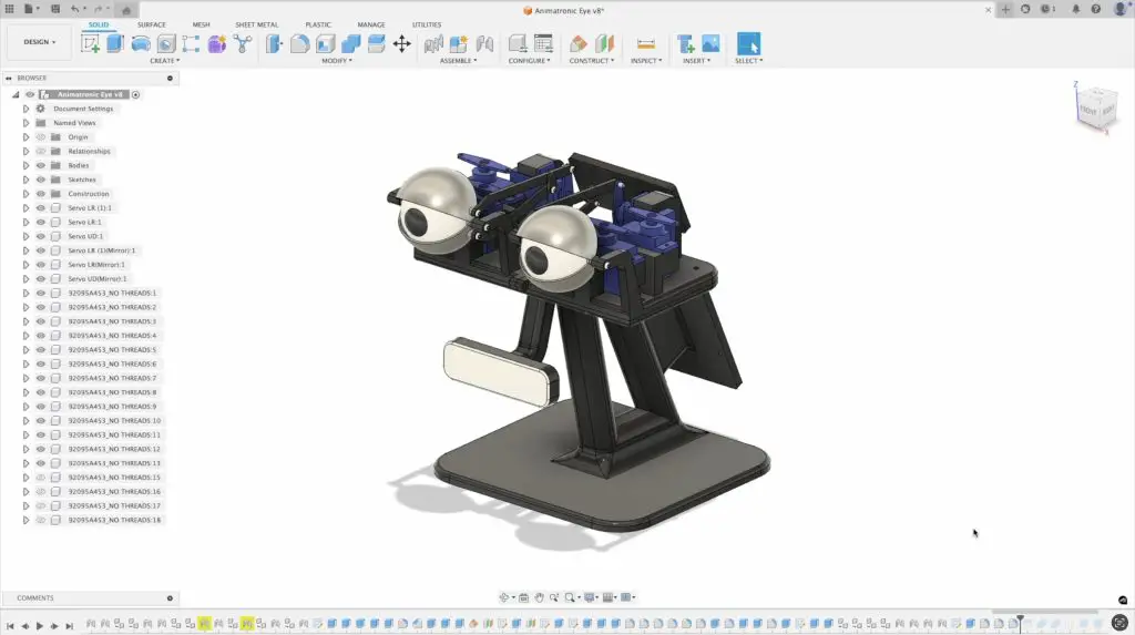 Design of Animatronic AI Chatbot