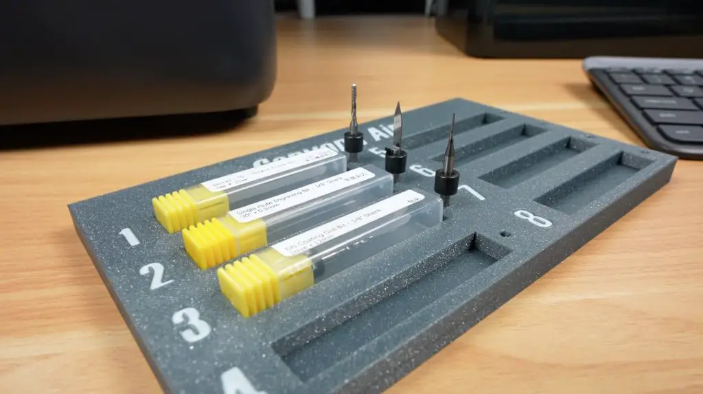 CNC Milling Bits Used For Project