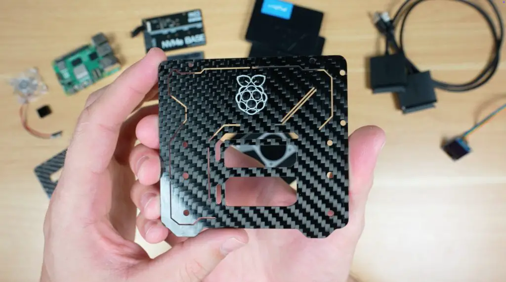 Carbon Fibre Side Panel With Engraving