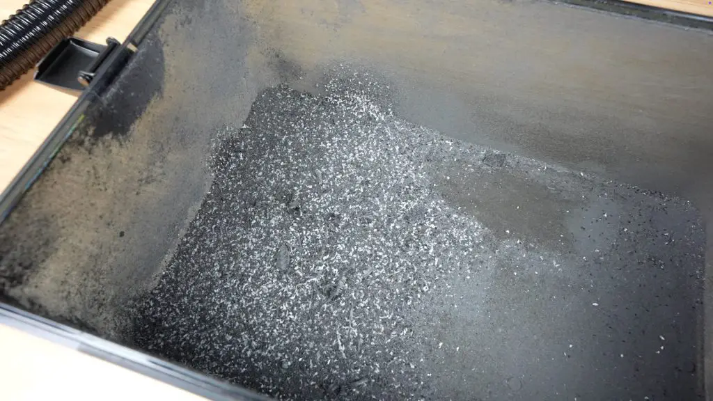 Dust & Chips Collected By Cyclone Dust Collector