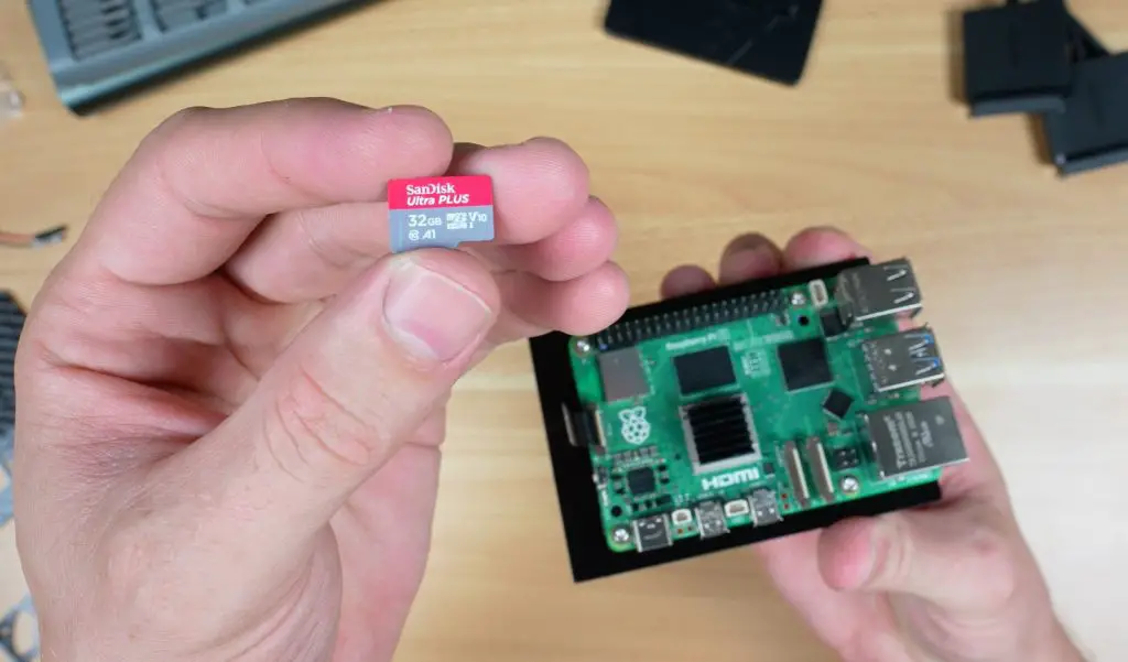 Installing OS MicroSD Card