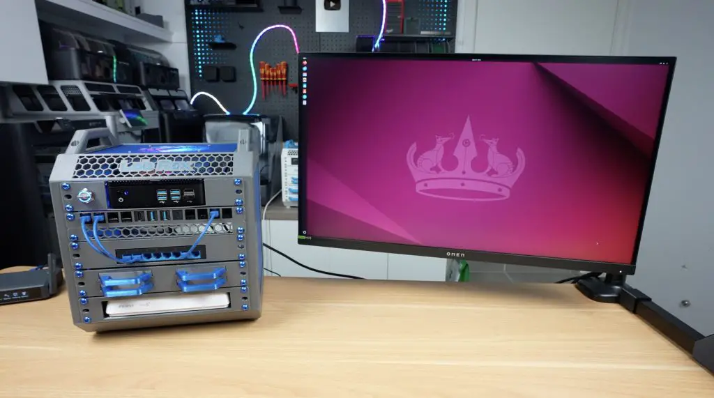 Aliexpress Homelab Booted Up